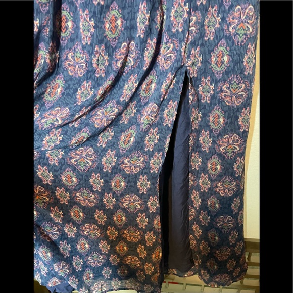 NWT Hollister Strapless Maxi Dress w/ side slit , Size: Small - Picture 3 of 6